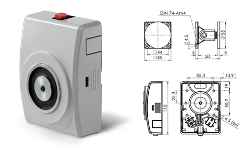 GTR 048000 A 07 Chwytak elektromagnetyczny drzwiowy