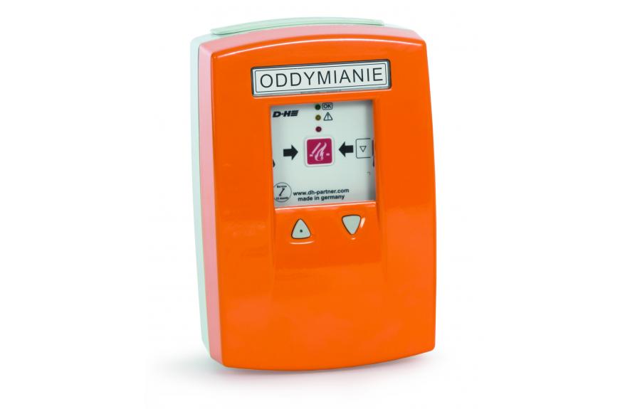 Kompaktowa centrala oddymiania z wbudowanymi przyciskami oddymiania i wentylacji.